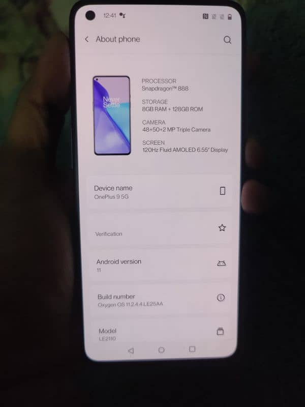 OnePlus 9 8/128 condition 10/10 2