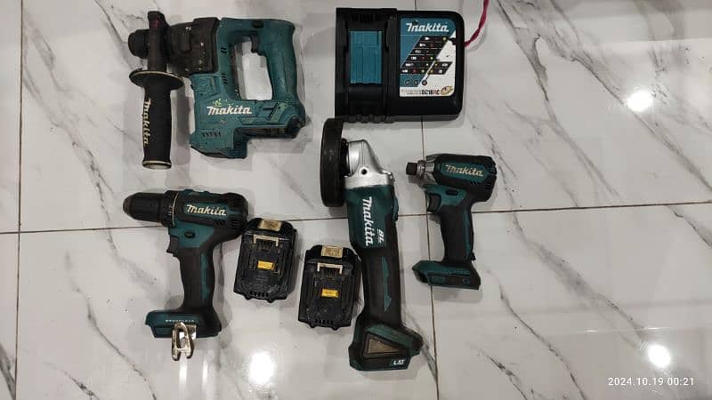 Makita 18v  orignal brushless cordless tool set 0