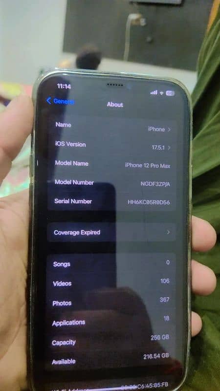 iphone 12 pro max pta Approved 6