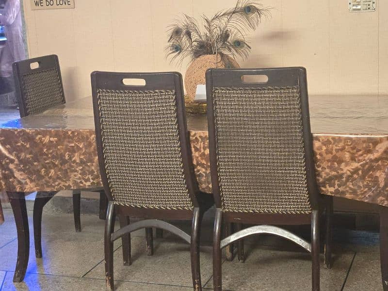 Wooden Dinning Table with 6 chairs : Lahore 5