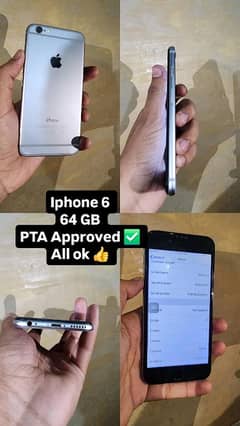 Iphone 6 Pta Approved 64 gb All ok