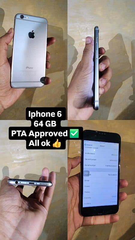 Iphone 6 Pta Approved 64 gb All ok 0