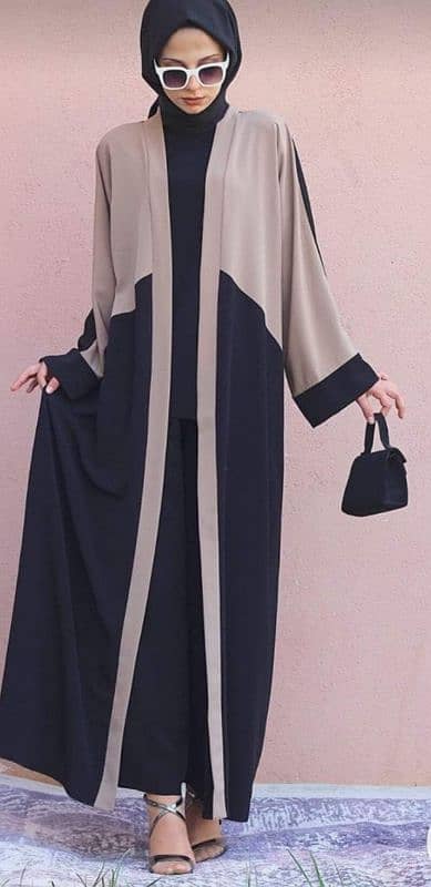 Beautiful Latest Design Abaya With Scraf 7