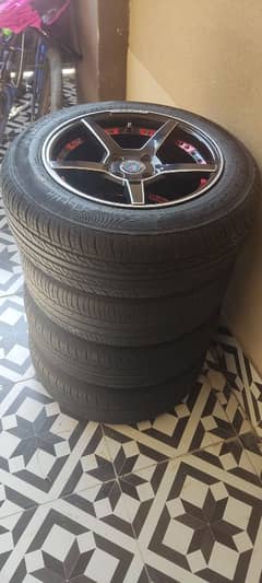 ALLOY RIMS WITH TYRE FOR SALE