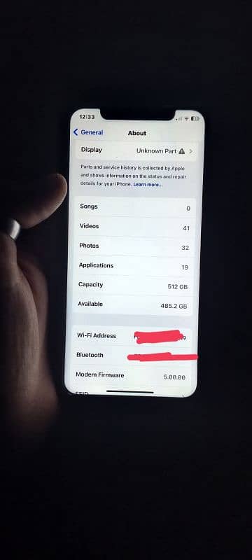 Iphone 11 pro FU 512GB Non PTA  91% with 2 months sim working 2