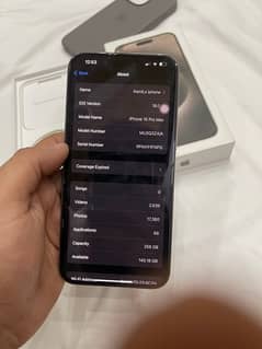 I PHONE 15 pro max hk PTA APPROVED 0