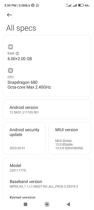 Redmi Note 11 available in lush condition 6+2/128 3