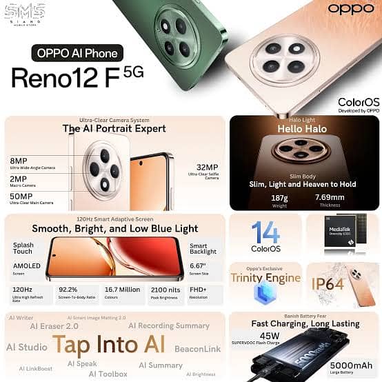 Oppo Reno 12F 5G 12/256 3