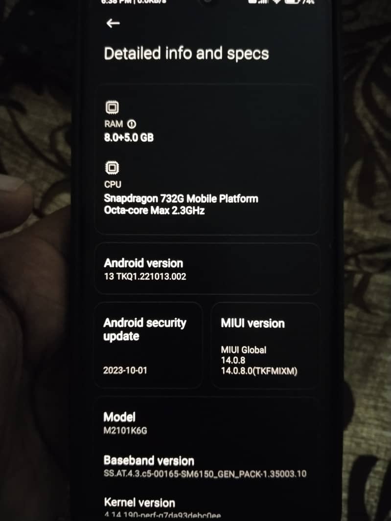 Redmi Note 10 pro 8+5 128 5