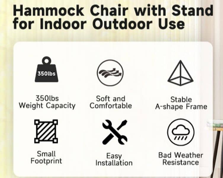 Hammock chair/folding jhoola/hanging swing/portable swing/ relax swing 6