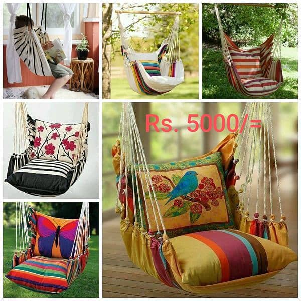 Hammock chair/folding jhoola/hanging swing/portable swing/ relax swing 9