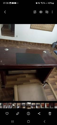 wooden table