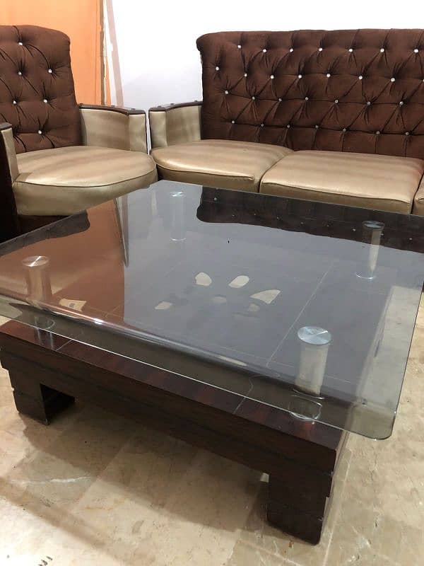 7 seater sofa set with table 4