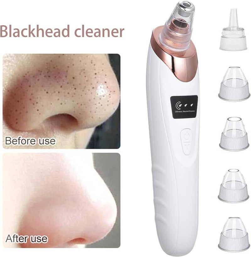 Rechargeable Blackhead Remover Suction Device Extractor Vacuum Suction 1