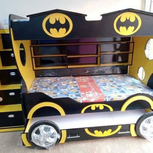 Kids bed | Baby Car Bed | kids wooden bed | Kids Furniture | bunk bed 1