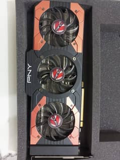 gtx 1070 pny xlr8 oc triple fan with box 0