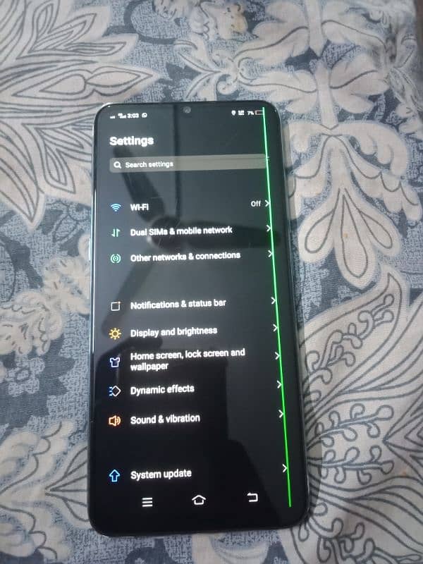 Vivo S1 Complete Saman 2 lines on LCD 2