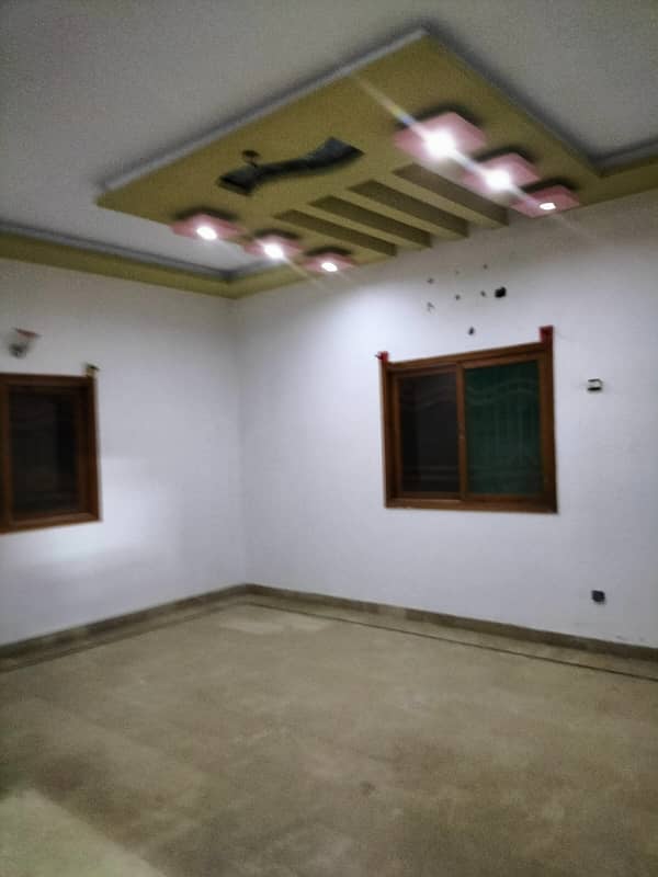 400 sq yards beutyfull new portion for rent in kaneez fatima society 3