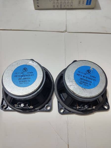 Original imported Geniune USA BMW 4 inch speakers for door & dashboard 10