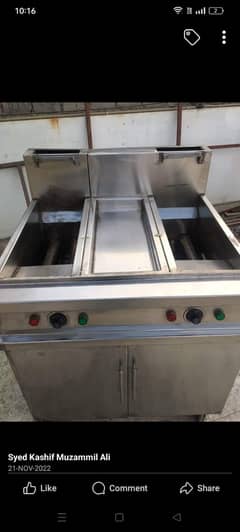 Double tank fryer for sale