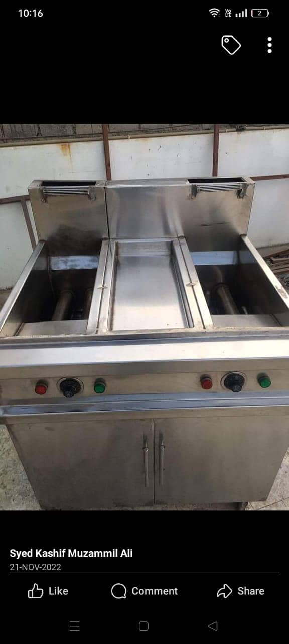 Double tank fryer for sale 0