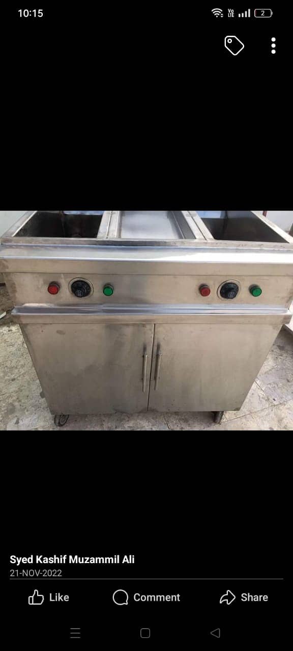 Double tank fryer for sale 4