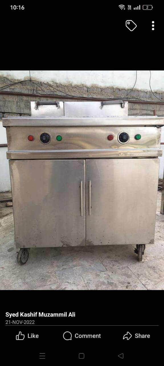 Double tank fryer for sale 6