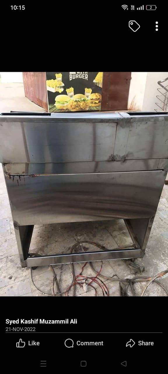 Double tank fryer for sale 7