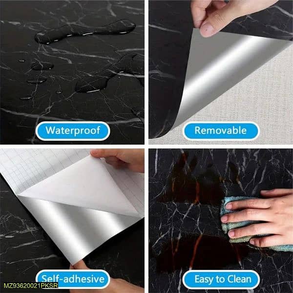 Self Adhesive Sheet, Black + Free Delivery 6