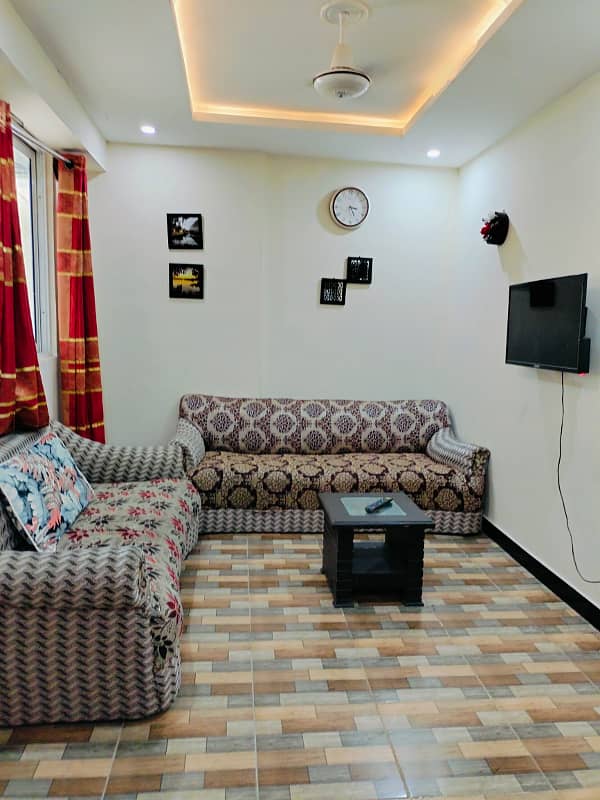 1 Bedroom fully Furnished Apartment Available For Rent in E-11/4 0