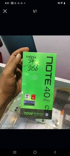 INFINIX. NOTE. 40 PRO. 24/256 BOX PQCK ALL. COLORS AVAILABLE