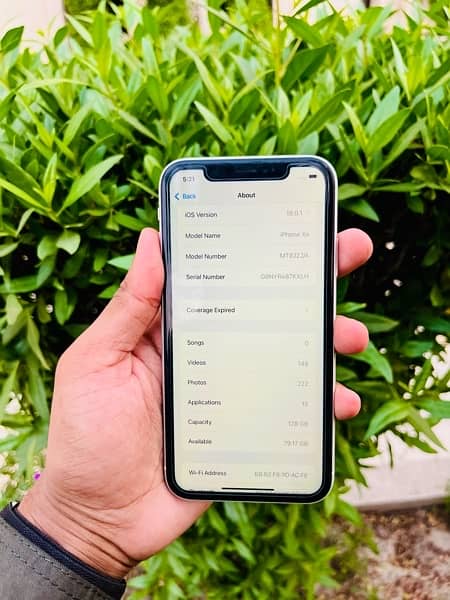 IPHONE XR FU 128 GB BH 81 WATERPACK ALLOK FACE ID & TRUE OK URGENTSALE 2