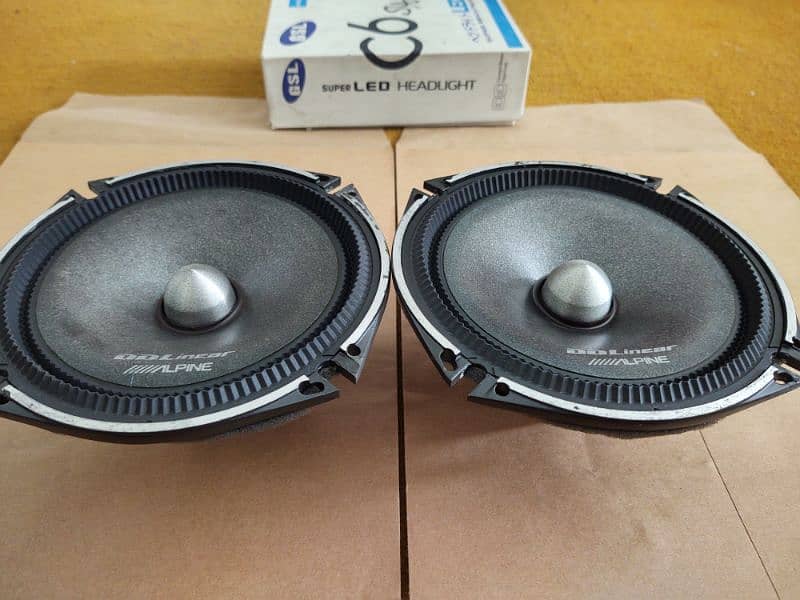 Original branded Geniune Alpine DDLinear Door Speaker bass Clear Sound 9