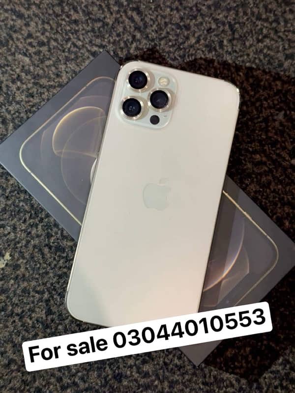 iPhone 12 Pro Max  PTA Approved Gold colour 1