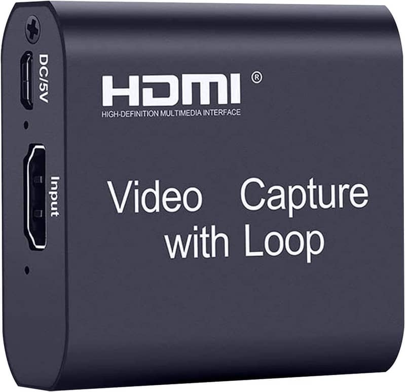 Video Capture Card,HDMI USB 3 4K 1080P Live Broadcasts Video Recording 1