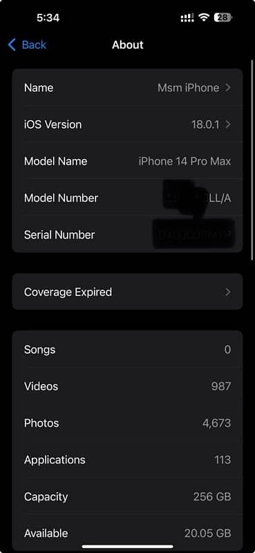 iPhone 14 pro max 256gb Pta approved 1