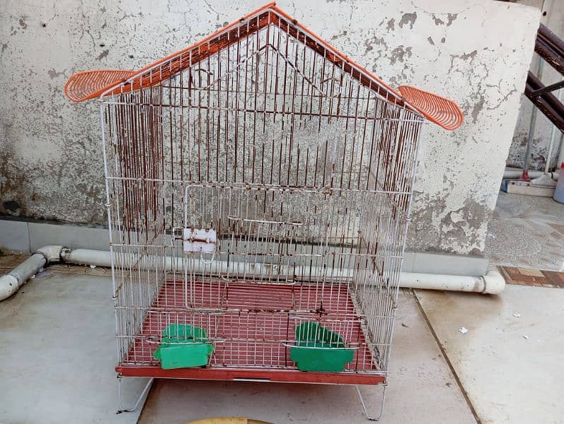 parrot cage good condition 1