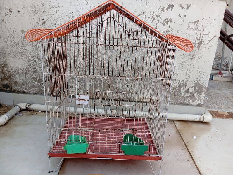 parrot cage good condition 2