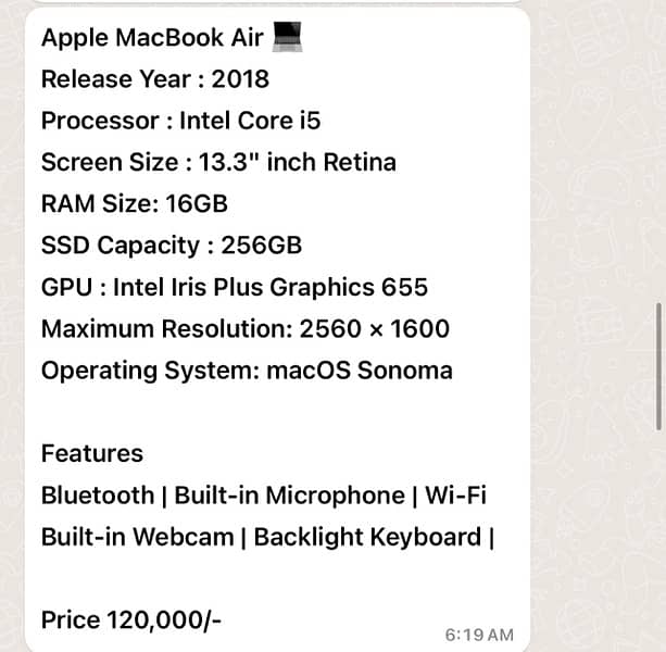 APPLE MACBOOK AIR (2019/2018) (Core i5 16/256gb) HUGE QUANTITY AVAIL 9