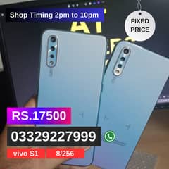 Vivo S1 8Gb 256Gb ( Display fingerprints) 4500 Mah battery 10/10