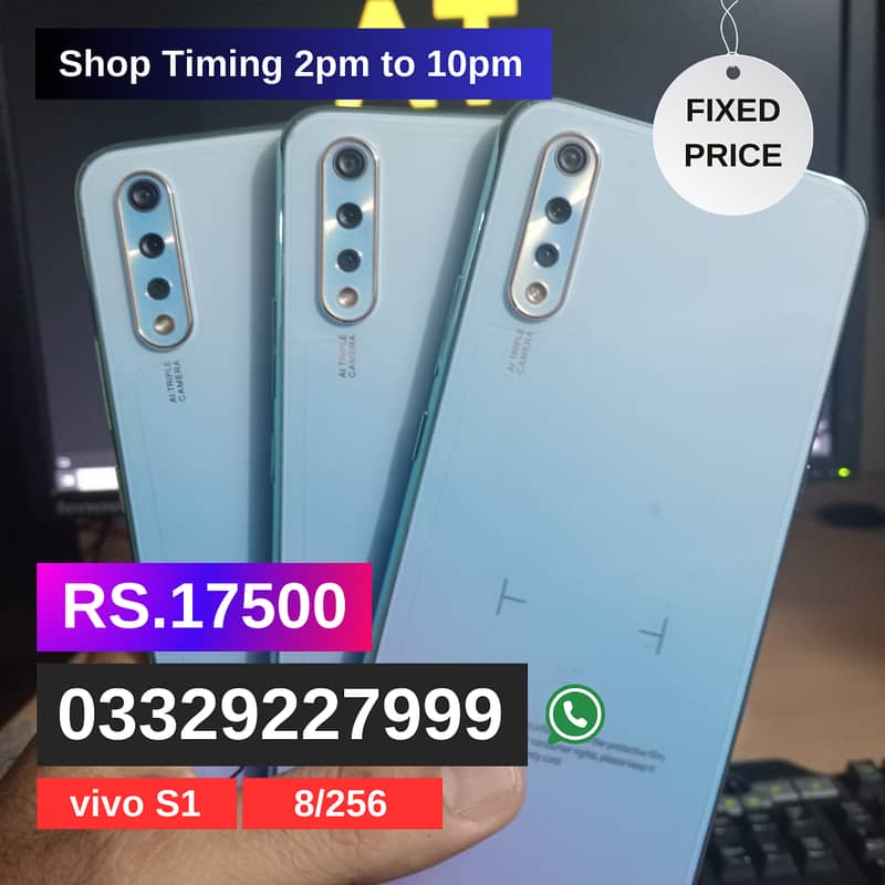 Vivo S1 8Gb 256Gb ( Display fingerprints) 4500 Mah battery 10/10 1