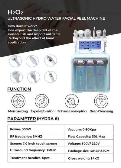 Hydra facial machine
