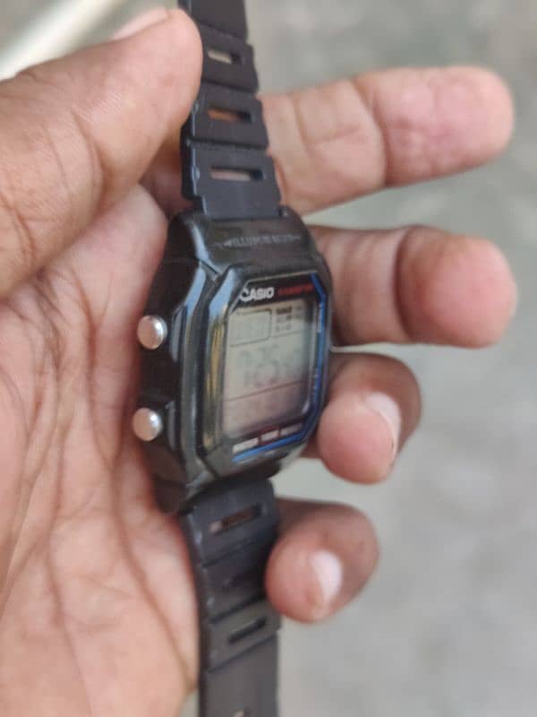 Casio Dual Time and 5Time Alarm watch Model W - 800H for sale 3