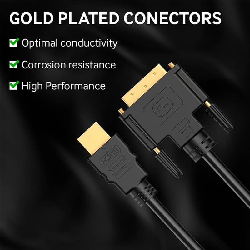 HDMI 2.1 HDMI to Micro Mini HDMI DisplayPort VGA DVI Cable 19