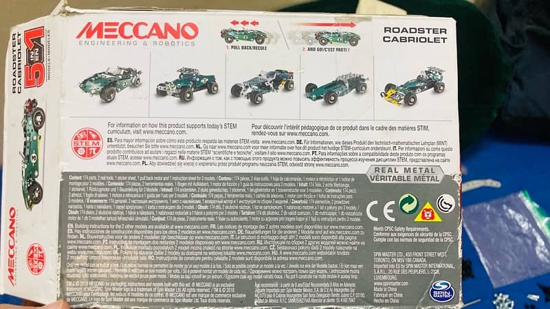 Original Meccano set 5 in 1 for sale 7