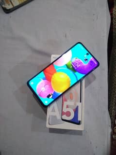 SAMSUNG A51 Mobile 6/128 Gb storage with Box no open no repair all ok 0