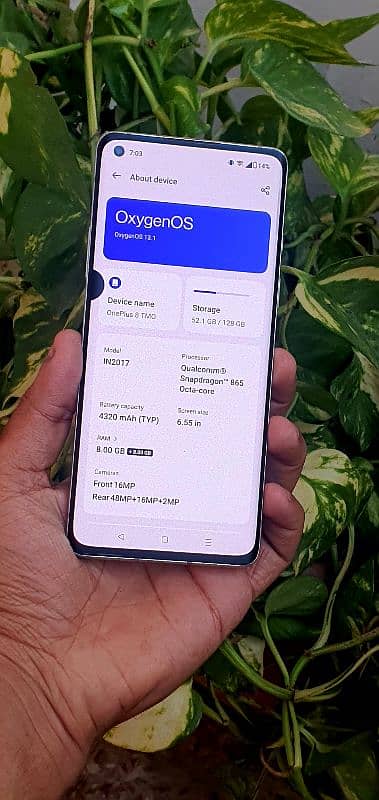 Oneplus 8 8GB 128GB PTA Approved 8