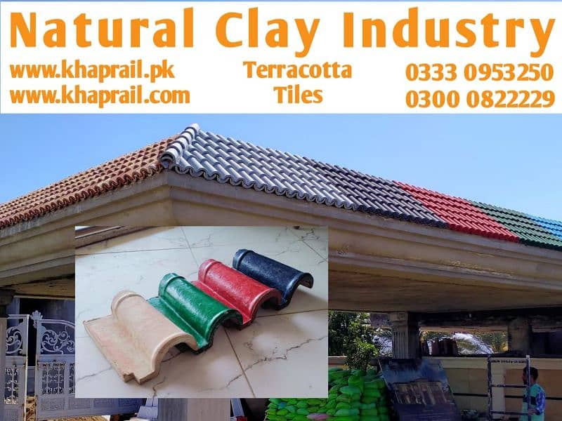 Spanish khaprail roof clay tiles 0