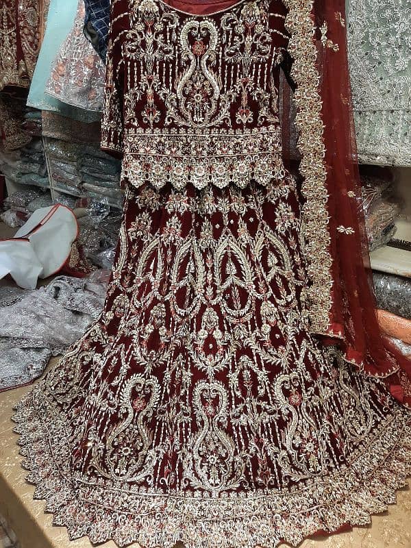 Designer Lehnga Maxi on Rent, Bridal Wedding Lehnga and maxi preloved 10