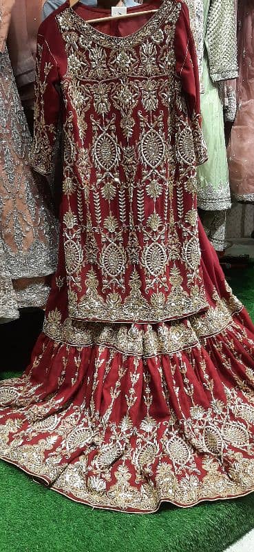 Designer Lehnga Maxi on Rent, Bridal Wedding Lehnga and maxi preloved 19